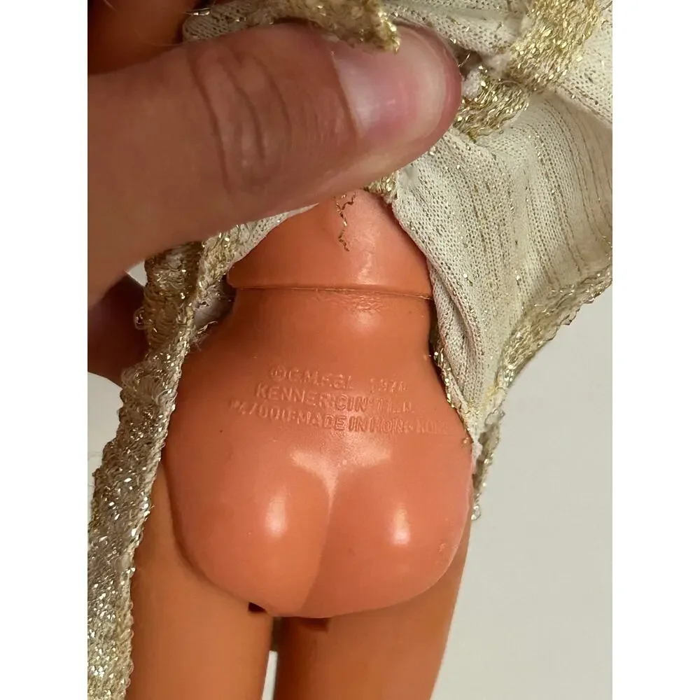 Vintage 1978 Kenner Darci Covergirl Doll – Disco Gold Outfit – Blonde Hair